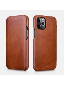 iPhone 12 mini cover i brun læder