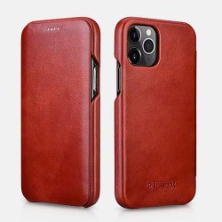 iPhone 12 mini cover i rød læder