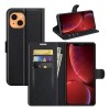 iPhone 13 læder cover pung sort flipcover