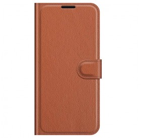 iPhone 13 mini læder cover pung brun flipcover