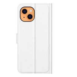 iPhone 13 mini læder cover pung hvid flipcover