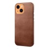 iPhone 13 læder cover back - Brun 