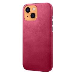 iPhone 13 læder cover back - Pink