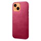 Iphone 13 læder cover pink