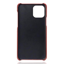 iPhone 13 læder cover back - Rød