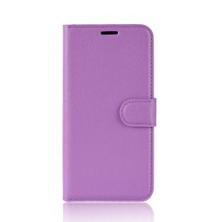 iPhone 11 læder cover pung lilla flipcover