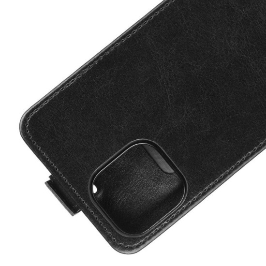 iPhone 12 mini flip læder etui sort