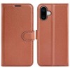 iPhone 16 læder cover pung brun flipcover