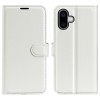 iPhone 16 læder cover pung hvid flipcover