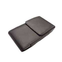 iPhone 8 læder etui m. bælteclip Sort