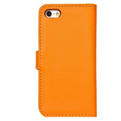 iPhone 6 læder etui orange incl. stylus og skærmbeskytter