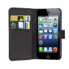 iPhone 5 læder etui sort 