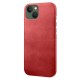 Iphone 14 læder cover rød
