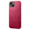 iPhone 14 læder cover back - Rosa