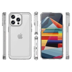 iPhone 15 Pro klar stødsikker mobilcover